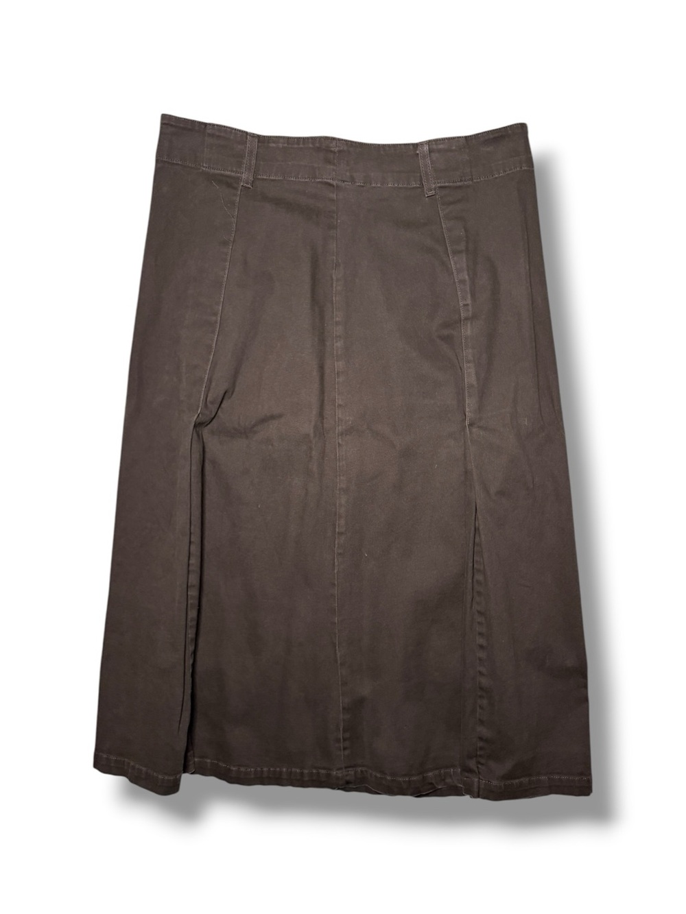 Riders Lee Brown Maxi Skirt No Slit Modest Size 16